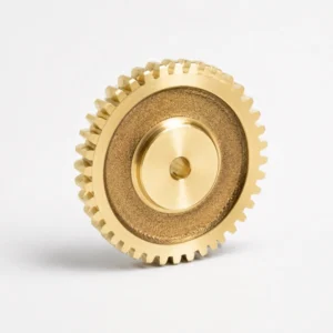 Brass Worm Wheel - M0.5, 20T, Complete Set with Worm Shaft