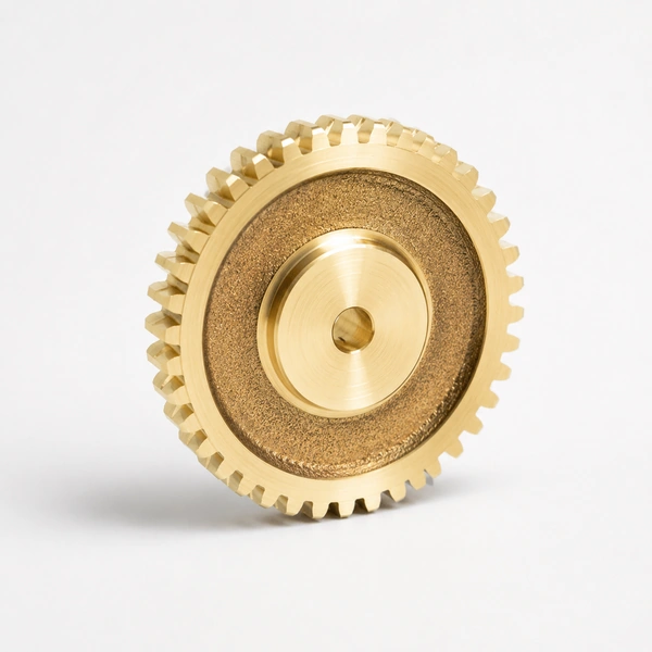 Brass Worm Wheel - M0.5, 20T, Complete Set with Worm Shaft