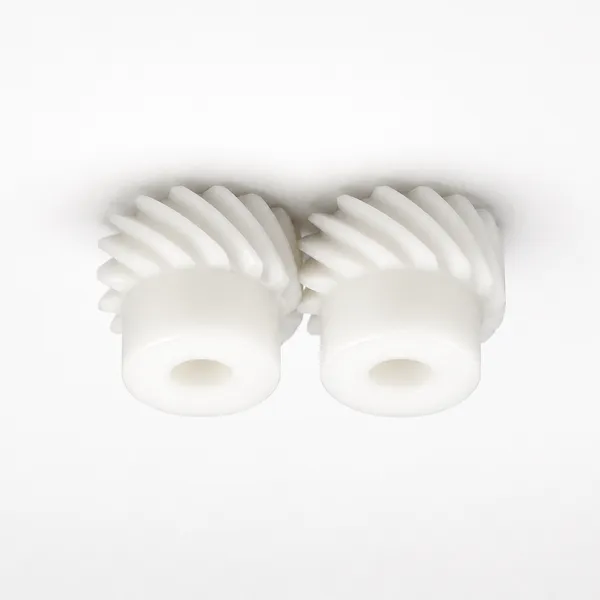 Plastic Helical Gear - POM, Nylon, M0.5-M3, Custom Moulded