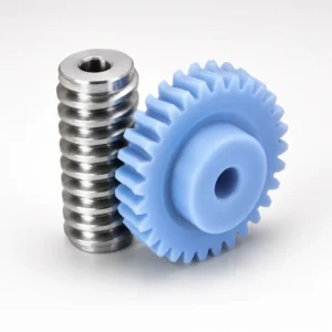 Plastic Worm Gears - POM/Nylon, M0.2-M2.0, Low Noise