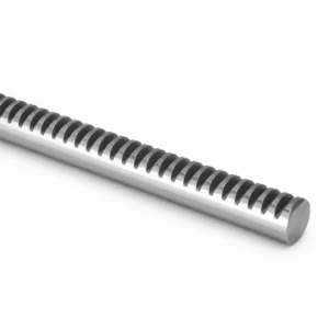 Round Gear Rack | Cylindrical Bar Rack, M1 Steel, Custom OEM Supply