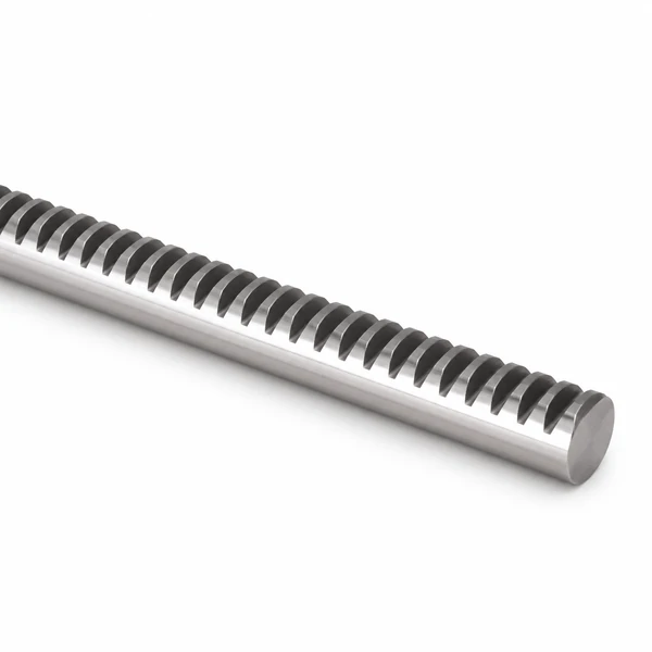 Round Gear Rack | Cylindrical Bar Rack, M1 Steel, Custom OEM Supply