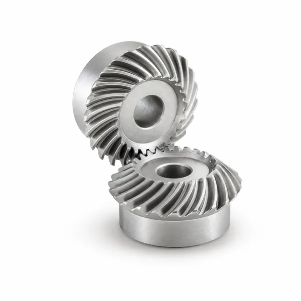 Spiral Miter Gears - 35° Spiral Angle, 1:1 High-Speed Drive