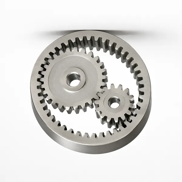 Steel Internal Gear - Mild Steel, 100mm OD, 45HRC, Custom