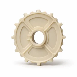 White CNC Machining Delrin Star Wheel Pom Big Star Wheel Plastic Gear