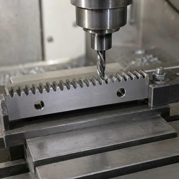 gear rack mounting hole drilling machining centre